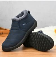 Botas De Invierno Impermeables Para Mujer 2023 Nuevas Botas De Nieve Con Peluche Blanco Y Negro Botas De Tobillo Calientes Para Parejas Con Plataforma De Algodón - details 20