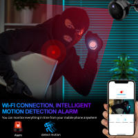 Cámara inalámbrica HD 1080P 2K, Monitor de Seguridad inteligente para el hogar, Pequeño, Mini Visión Nocturna, detección de Movimiento, ranura para tarjeta SD - details 3