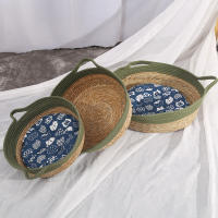 Nueva Cama Para Gato Redonda Tejida a Mano Con Vínculo Verano Cesta Fría Para Gato Ropa De Algodón Cesta De Perca Para Mascotas Suministros - details 11