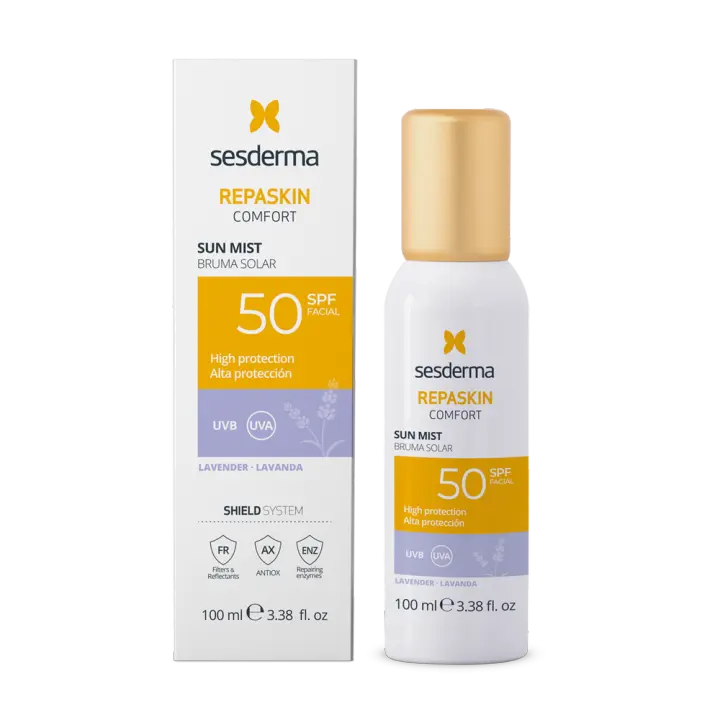 SESDERMA REPASKIN COMFORT BRUMA SOLAR SPF 50+ LAVANDA 100 ML - 1