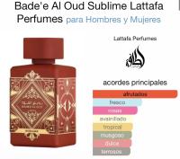 Badee Al Oud Sublime + Atomizador Unisex 100 ml by Lattafa Una Obra Maestra Olfativa - details 0