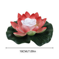 Lámpara Flotante De Loto Falso Con LED Para Piscina Y Jardín Lámpara Subacuática Autónoma Para Paisaje Micro Flores Flotantes - details 13