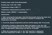 Termómetro Digital Para Acuario Autoadhesivo LCD Mini Para Tanque De Peces Con Cambio Automático De Escala ℃/℉ Rango 0-90℃ - details 8