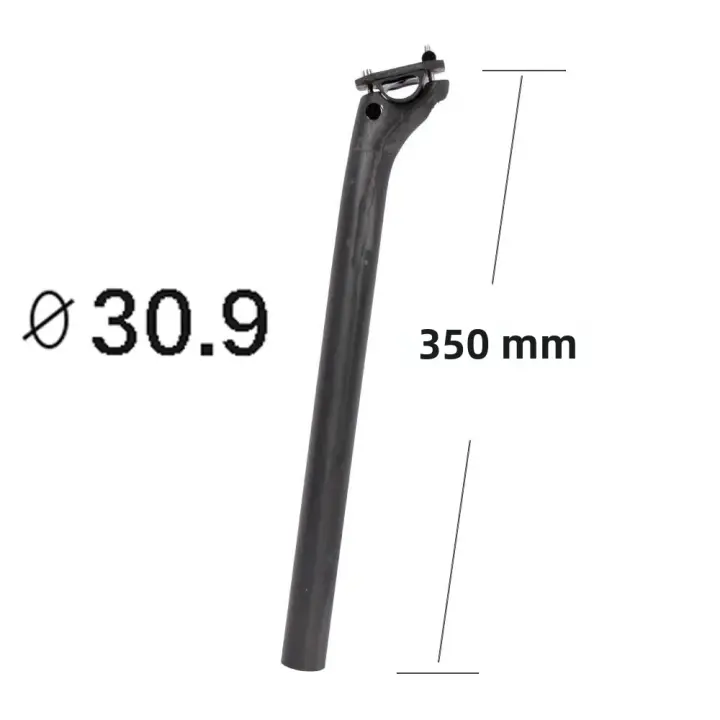Elitaone Poste De Silla De Bicicleta 20mm MTB/Road 27.2/30.9/31.6mm 350-400mm Ligero 150g Fibra De Carbono - 1