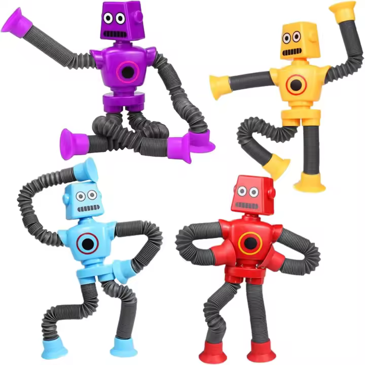 Robot tubular Juguetes para niños, 4 Juguetes para niños y adultos, Juguetes sensoriales para niños con autismo - 1