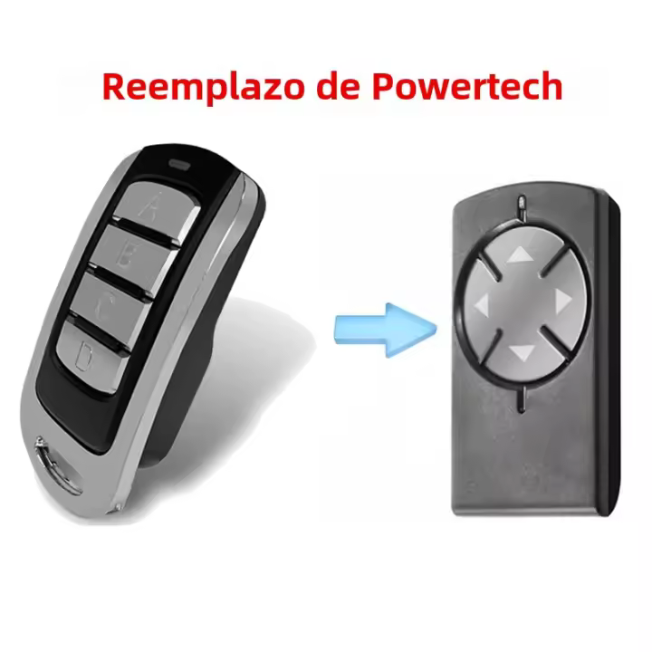 Controlador De Puerta Electrónico Powertech PR2 PR-2 4 Canales Código De Movilidad 433 MHz Compatible Con Control Remoto - 1