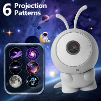 Proyector De Estrellas Recargable 6 En 1 LED Planetario Cielo Estrellado Luz Nocturna Rotatoria De Constelaciones Lámpara Decorativa - details 2