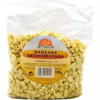 Int-Salim Manzana Deshidratada Trocitos 100 G - 1
