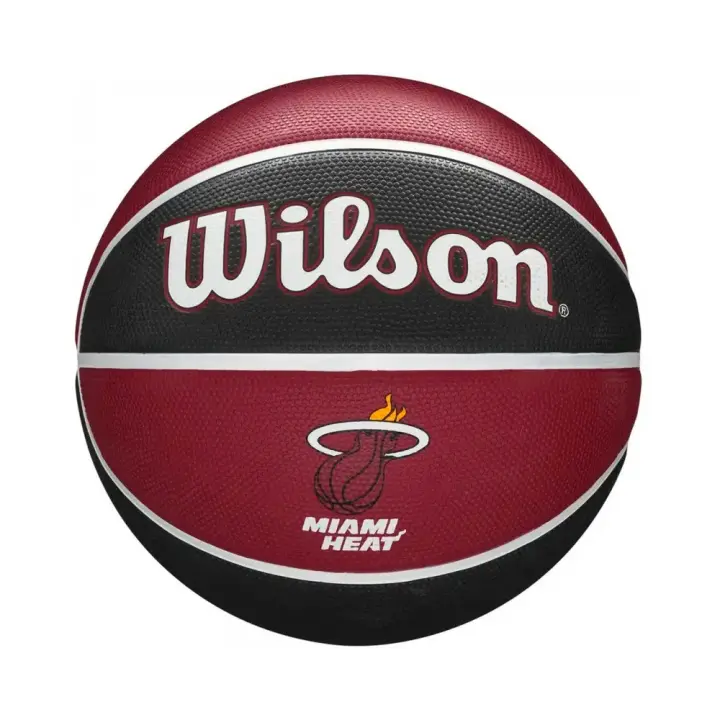 Balón de Baloncesto Wilson NBA Team Tribute Heat  Balón de Basket  Equipamiento Deportivo  Todos los niveles - 1
