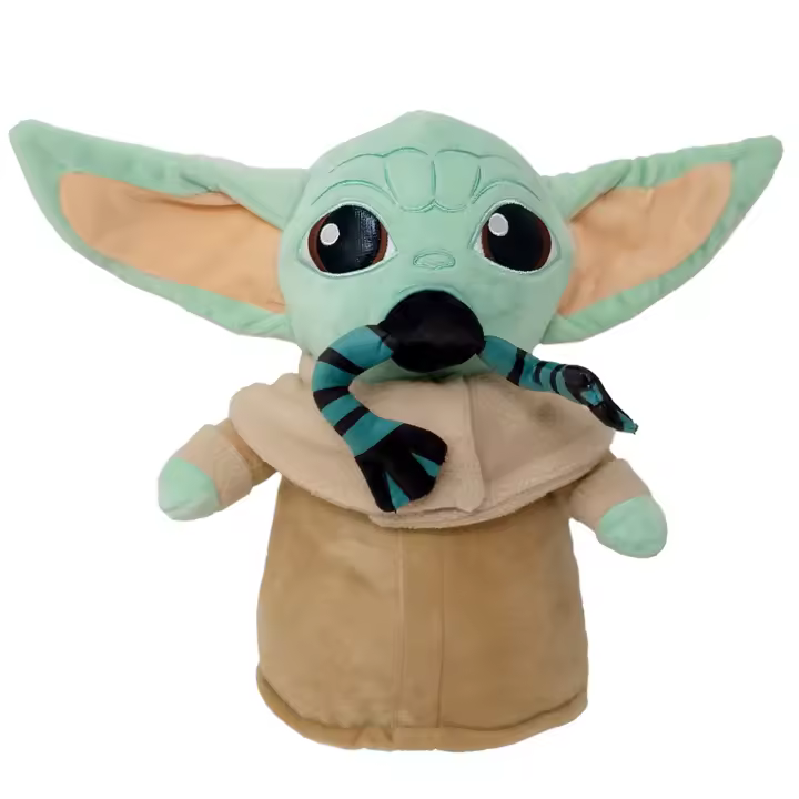 Baby Yoda Peluche Mandalorian Grogu Comiendo 30cm Star Wars, Peluche El Mandaloriano para Niños y Adultos, Regalo Cumpleaños, Aniversario, Navidad, Reyes - 1