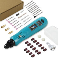 Mini Taladro Eléctrico Recargable 3.6V Con Herramientas Rotativas Para Grabado Y Tratamiento De Accesorios Máquina DIY - details 9