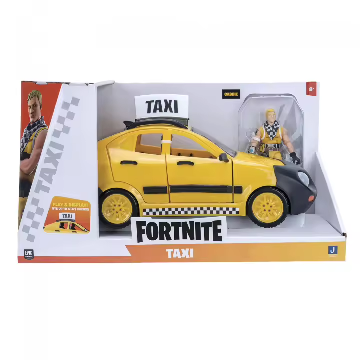 FORTNITE TAXI FORTNITE CON FIGURA DE 10CM COCHE FORTNITE CABBIE TAXIFAHRER - 1
