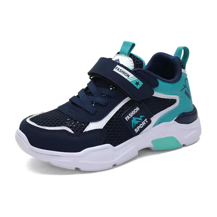 Zapatillas De Correr Casuales Para Niños Y Niñas Transpirables Malla Cómodas Suaves Zapatos Deportivos Con Suela EVA Para Verano Tamanho 28-40 - 1