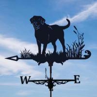 Weathervane De Metal Silueta Artística Decorativa Para Jardín Casa Granja Valla Puerta De Mascota Uso En Techo O Cerca - details 12