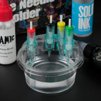 20pcs/box Copas De Enjuague Para Tatuaje Resistente a Fugas Limpieza Profesional De Tinta Cuchillas De Tinta Para Blending Rinsing Diluyendo Y Secando - details 7