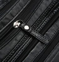 Bolso De Hombro Para Mujer De Lujo En Cuero Suave Diseñador Bolso Cruzado De Calidad Sac a Main Estilo Versátil Tote Solid PU Con Cierre De Cremallera - details 8