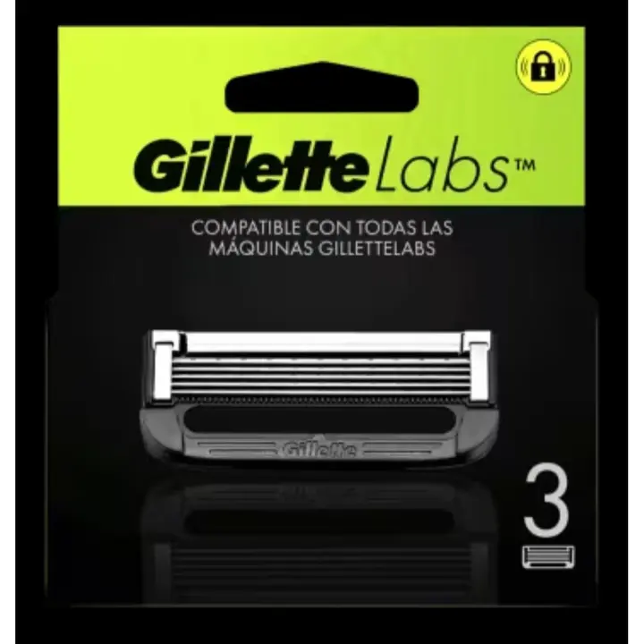Gillette Labs Cuchillas de Repuesto para Maquinas de Afeitar pack de 4 o 3 unidades - 1