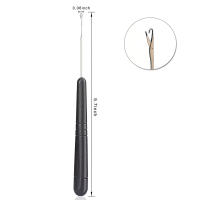 Juego De 5 Agujas De Tejido Para Cabello De Plástico Negro Y Amarillo Herramientas De Cepillo Para Dreads Y Tejido Manual - details 2