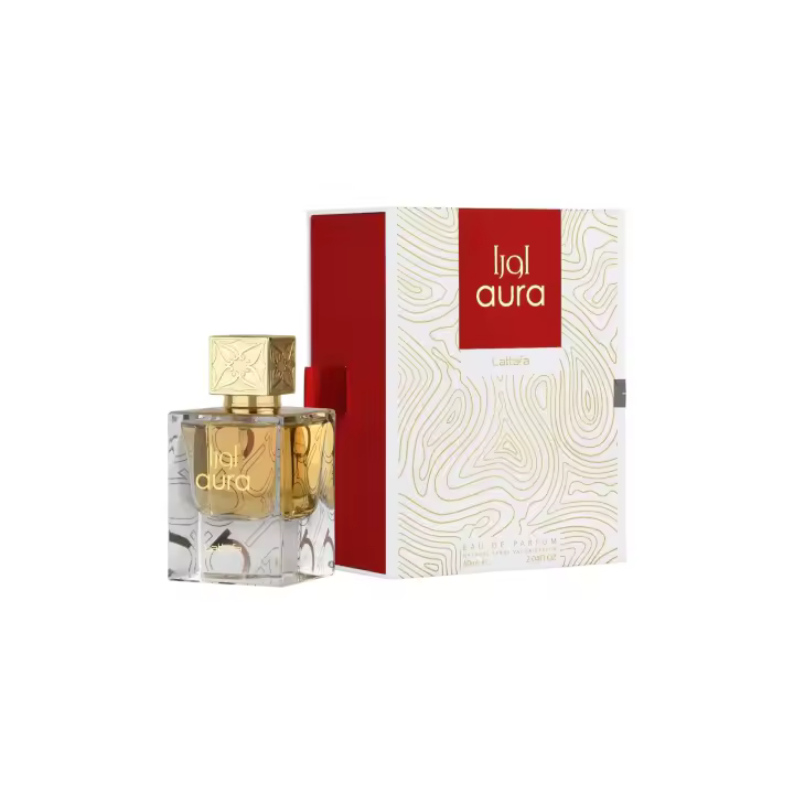 aura perfume lattafa 60ml perfume exclusivo para mujer - 1