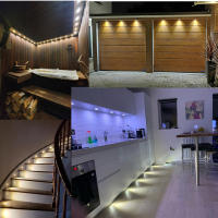 Spotlight LED Mini 1W IP65 Impermeable Para Exterior Y Interior Luz De Escalera Y Armario Ajustable En Color Blanco Negro Y Plateado Para Barco Iluminación De Pared - details 9