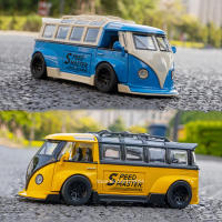 Modelo De Coche T1 Autobús En Escala 1/32 Con Apertura De 5 Puertas Y Sonido Luz Retroceso Arrastre Neumáticos De Goma Regalo Para Niños - details 8