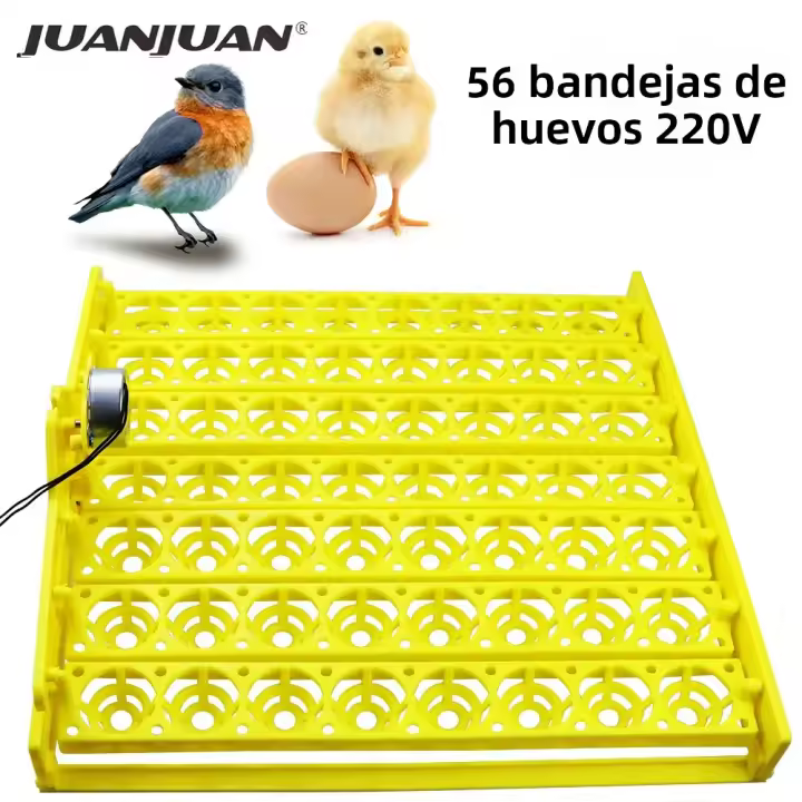 Incubador De Huevos Automático 56 154 Huevos De Pato Pollo En Venta Incubador De Huevo Con Bandeja Giratoria Y Motor 220V - 1