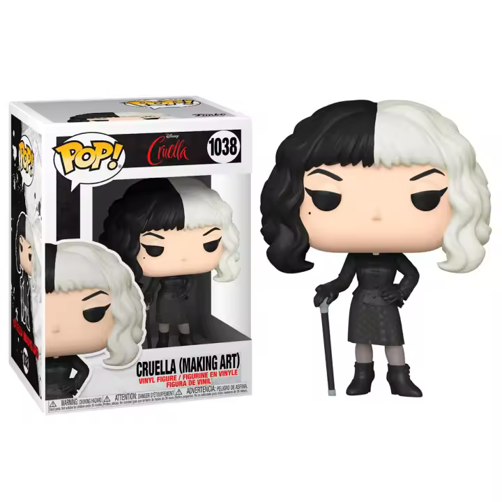 FUNKO POP! CRUELLA - CRUELLA (CREANDO ARTE), 54466, Nº1038, TIENDA CON LICENCIA OFICIAL - 1