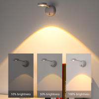 1pc Luz De Pared Inteligente LED Recargable Sin Cable Ni Perforación Ni Instalación Para Hogar Luz De Fondo Mural Para Murales Control Remoto Dimmable Para Cocina Comedor Dormitorio Estudio Baño - details 8