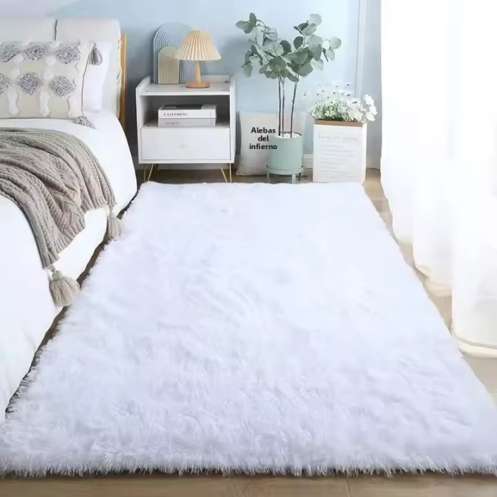 Alfombras De Piso Para Habitación De Niñas Rosa Suaves Y Gruesas Alfombra Grande Para Dormitorio Decoración Del Salón Alfombras Para Cama De Niños - 1