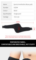 1PCS Manguito De Apoyo Para Codo Deportivo Transpirable Protección De Codo Ajustable Para Baloncesto Voleibol Gimnasio Seguridad De La Mano - details 1