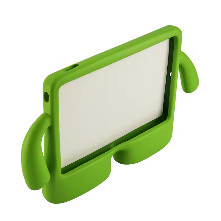 Funda compatible con tablet IPAD AIR / AIR 2 / PRO 9.7'' / 2017 / 2018 ⋆ Silicona con asas para niños ⋆ Protección reforzada ⋆ Colores azul y verde ⋆ Diseño ergonómico ⋆ Fácil de sujetar ⋆ Ideal para uso escolar y doméstico - 1