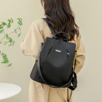 Mochila Multifuncional Antirrobo Para Mujer Casual Nylon Sólida Con Correa Desmontable Bolso Escolar De Moda Para Viajes - details 8