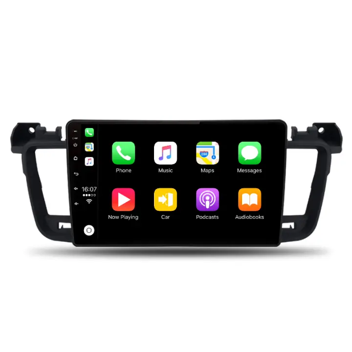 AWESAFE inalámbrico CarPlay Android Auto Radio para Peugeot 508 508SW 2011 - 2018 coche reproductor multimedia GPS 2 din autoradio volante controles RDS Bluetooth - 1