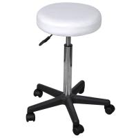 vidaXL Taburete de oficina en color Blanco/Rojo/Negro y más | cómodas modernas ergonómicas para comedor cocina salón hogar - details 0