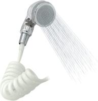Grifo Flexible Pulverizador | Ducha Difusor Piedras | Extensible 33 y 110 Cm | Blanco - details 3