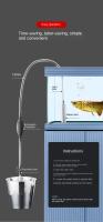 Nuevo Cambiador De Agua Para Acuario Con Lavadora De Arena Bomba De Agua Mano Sifón Tubo Adecuado Para Acuarios Y Baños - details 11