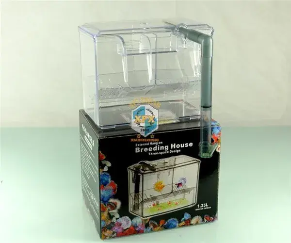 Caja De Cría Para Pequeños Peces Acrílico De Acrílico Para Acuario Separación De Peces Pequeños Caja De Aire Para Peces Enfermos - 1