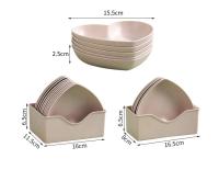 Plato En Forma De Corazón De Plástico Para Comida Pequeña O Frutas Apto Para Uso Doméstico Y Camping Dishware - details 0