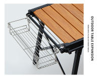 Estante De Aluminio Plegable Para Mesa De Camping Con Almacenamiento Y Red Mesh Colgante Expansión IGT Soporte Para Mesa Exterior - details 15