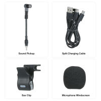 Sistema De Micrófono Inalámbrico UHF Profesional Baomic TR15 Para Saxofón 16 Canales Accesorio Para Instrumentos Electrónicos - details 4
