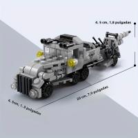 Juguetes De Bloques Para Niños 6 En 1 137 Piezas Cannon Arrastrado Vehículo Blindado Bloques De Construcción Ensamblados Regalos De Cumpleaños - details 2
