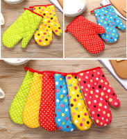 Mitten Microondas Horno Guante de Algodón Con Aislamiento Para Hornear Guantes Resistentes Al Calor Horno Mitones Terileno Antideslizante Lindo Herramienta DE LA Cocina 1 Unids - details 8