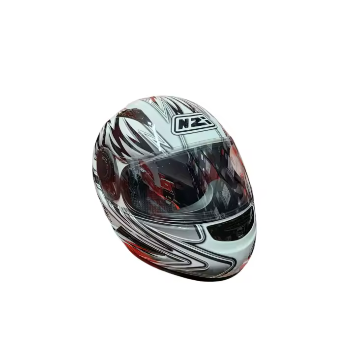 Casco integral Fibra de Vidrio NZI Razer 2 BN - Blanco negro - 1
