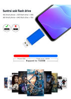 USB 2.0 Stick De Memoria 128GB 64GB 32GB 16GB Tipo-C Alta Velocidad Para Smartphone Regalo De Negocio U Disquete Multifuncional - details 3