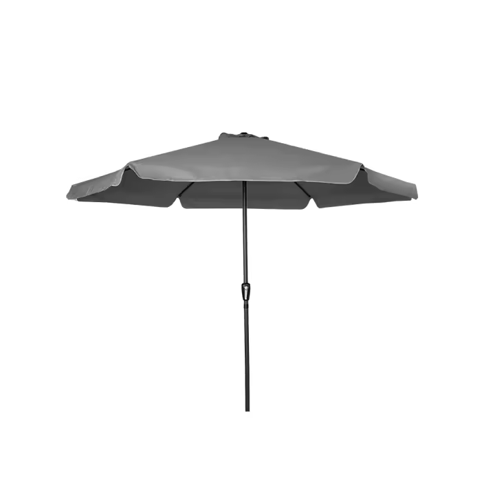 Acomoda Textil – Sombrilla de Jardín con Faldón Protector y Forro Anti UV para Exterior. Parasol de Aluminio Estable con Manivela, Toldo Octogonal 3 M Ø para Terraza y Patio. - 1