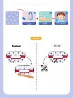 Juguetes Educativos Montessori Interacción Padre-Hijo Simulación De Cepillado De Dientes Para Niños Juego De Tablero De Motrices Finas Edad Infantil - details 4