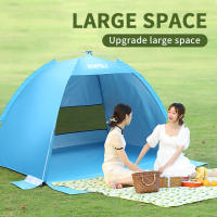 Carpa Infantil Azul De Playa KENPUAZ Plegable Fácil Y Rápido Para Camping Y Exterior Material Poliéster Impermeable Para Niños De 3 a 12 Años - details 7