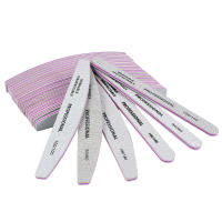 Kit Profesional De Archos Para Uñas 3/5/10pcs Sandía Negra 80/100/180 Grados Lijadores De Uñas De Acrílico Para Pulir Y Esmalte - details 7