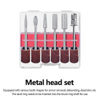 LULAA Set De Brocas Para Uñas Con Polvo De Arena Accesorio De Pulido Para Arte De Uñas Eliminador De Uñas Acrílicas Gel Set De Brocas Para Manicura - details 17