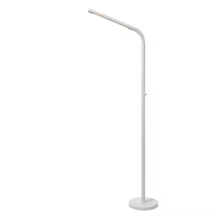 Lucide GILLY - Lámpara de lectura Recargable - Batería/acumulador - LED Regul. - 1x6W 2700K - Blanco - 1